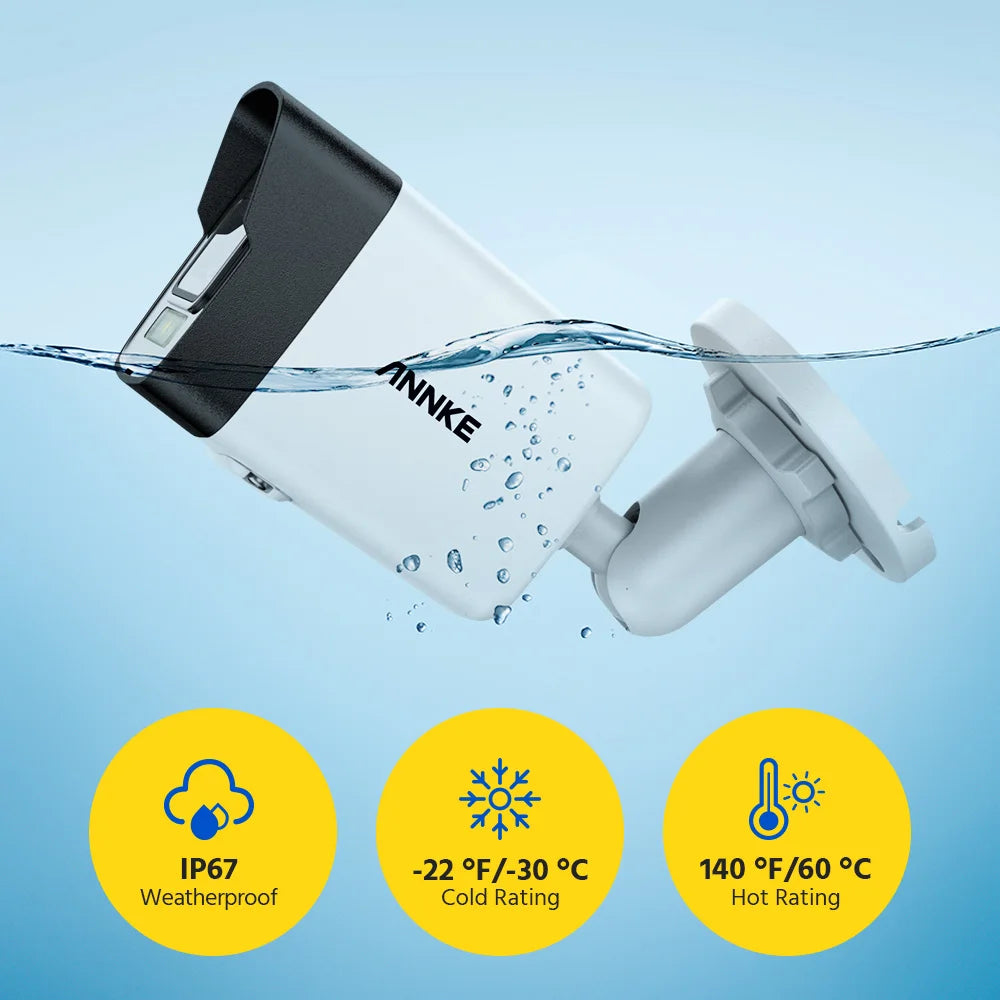 Annke 4K 8MP Outdoor POE Bullet Camera With AI Detection