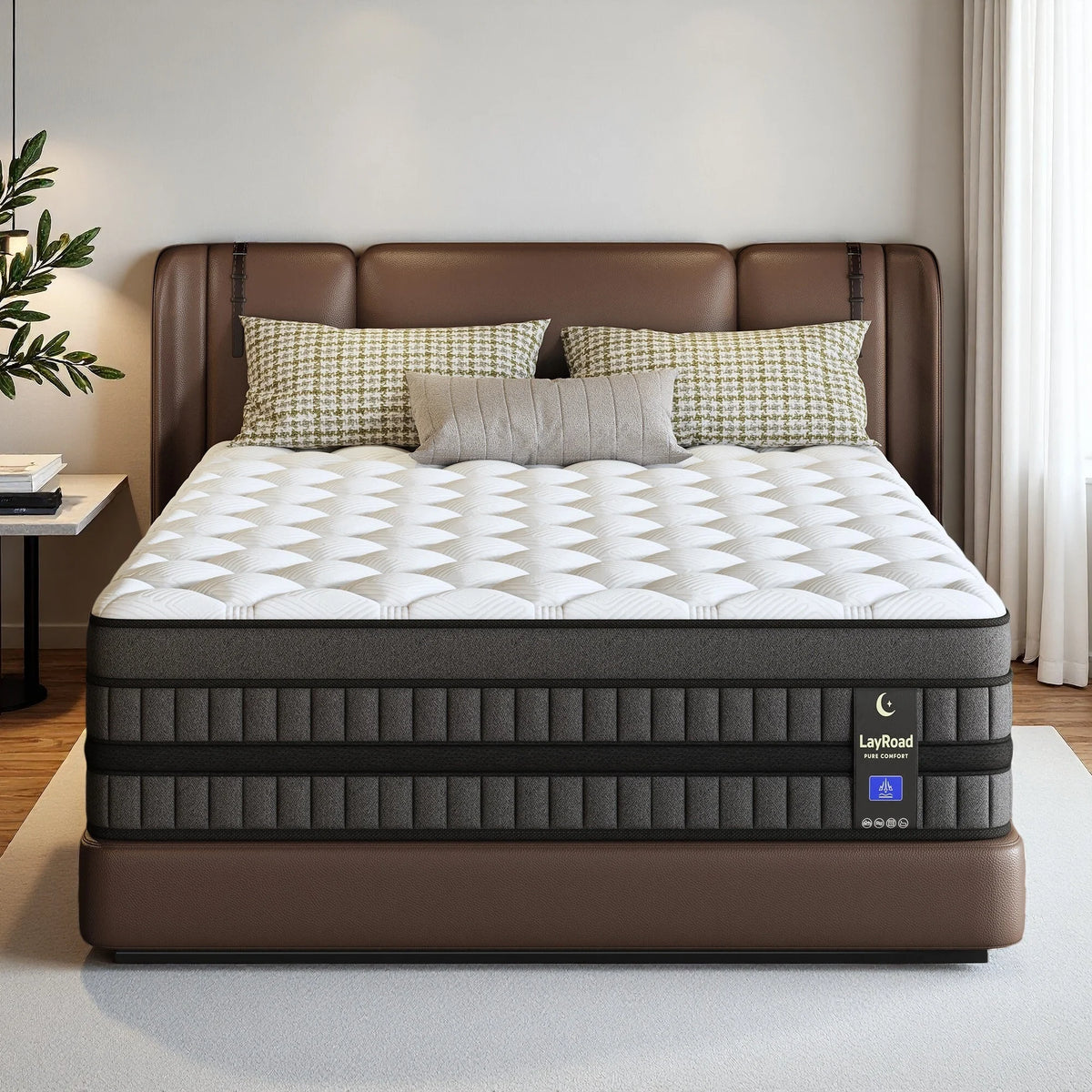 Hybrid Gel Memory Foam Mattress With Pocketed Springs