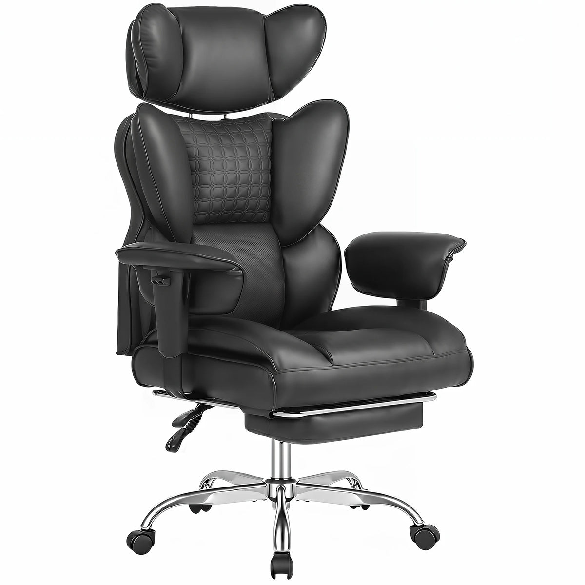 JHK Ergonomic Reclining Gaming Office Chair With Adjustable Armrests