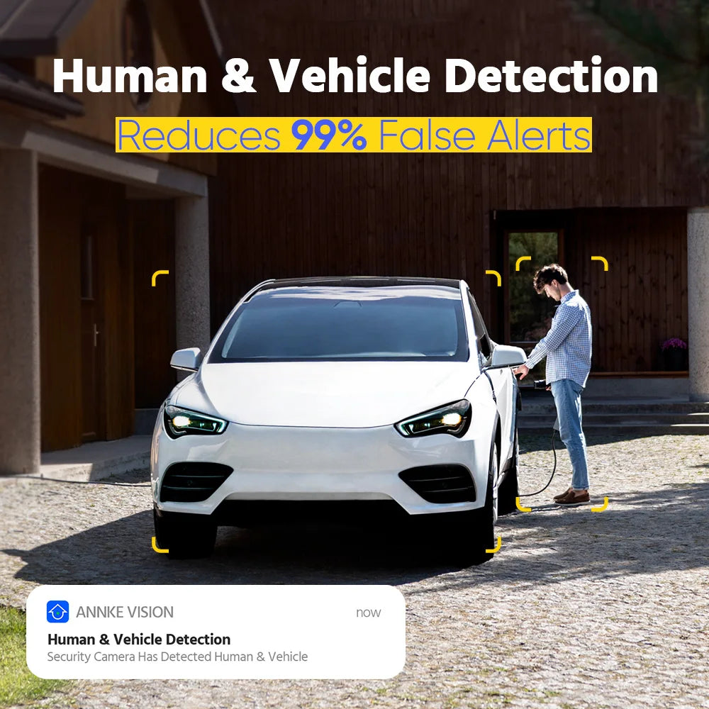 Annke 4K 8MP Outdoor POE Bullet Camera With AI Detection
