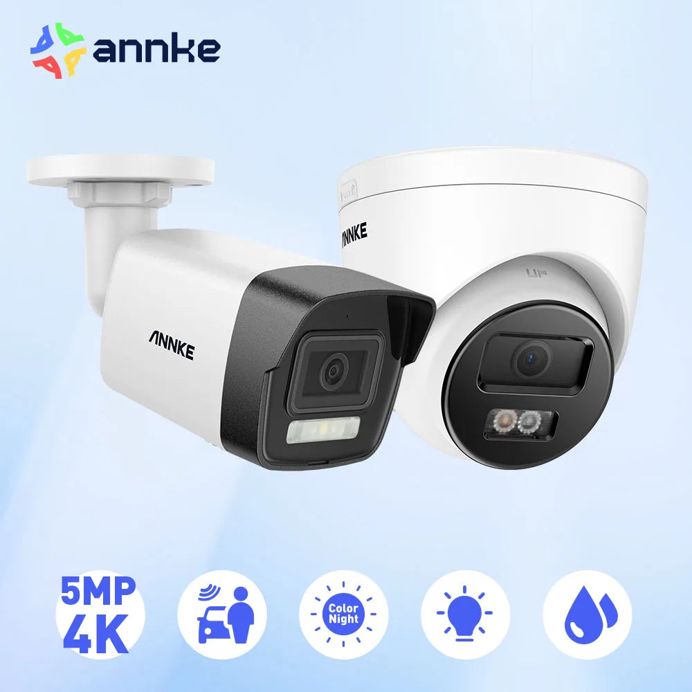 Annke 4K 8MP Outdoor POE Bullet Camera With AI Detection