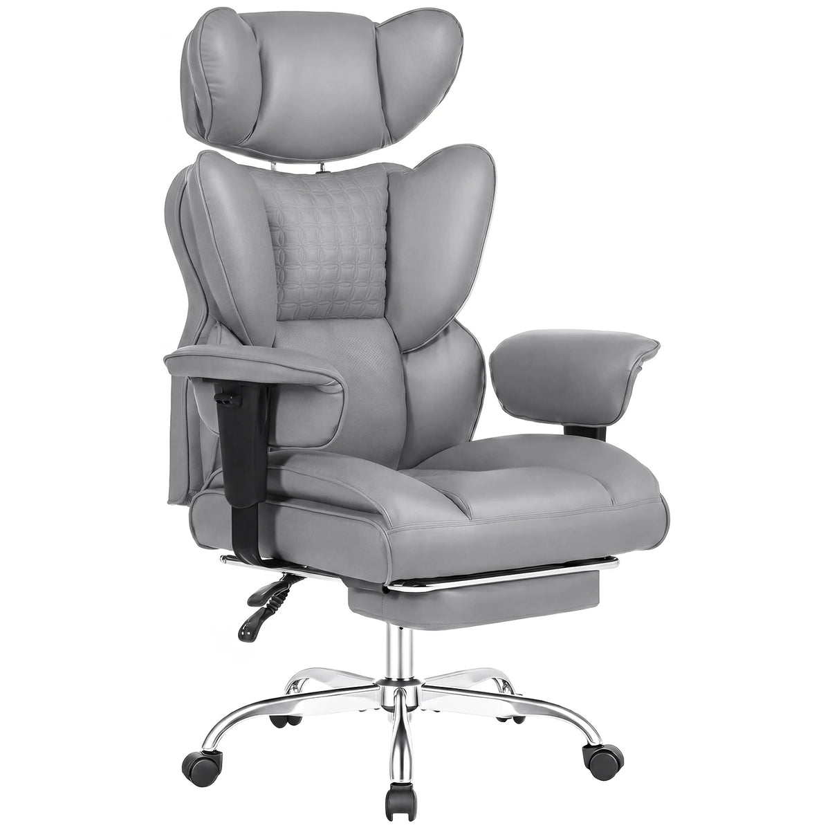 JHK Ergonomic Reclining Gaming Office Chair With Adjustable Armrests