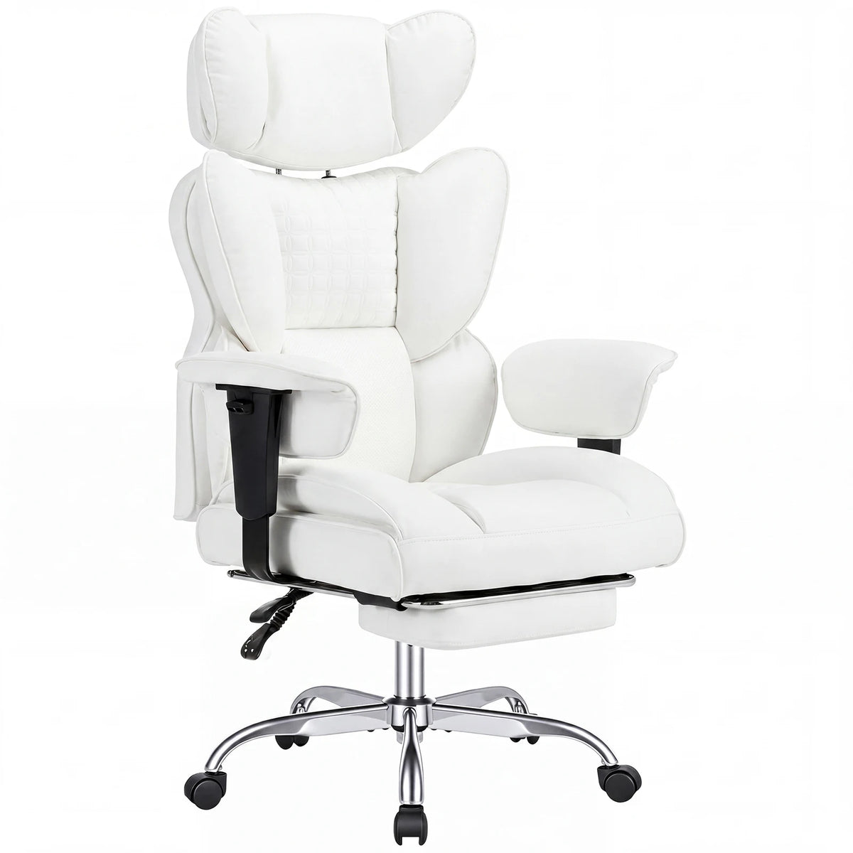 JHK Ergonomic Reclining Gaming Office Chair With Adjustable Armrests