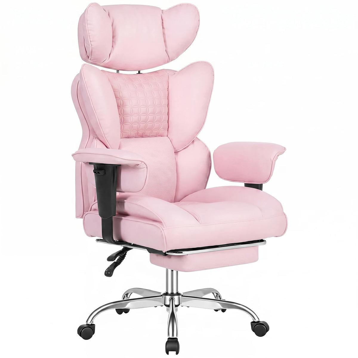 JHK Ergonomic Reclining Gaming Office Chair With Adjustable Armrests