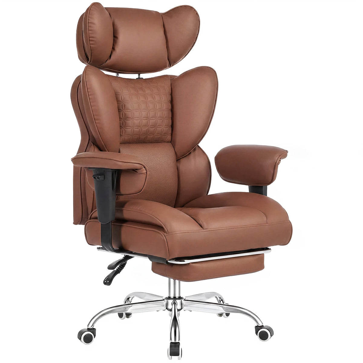 JHK Ergonomic Reclining Gaming Office Chair With Adjustable Armrests