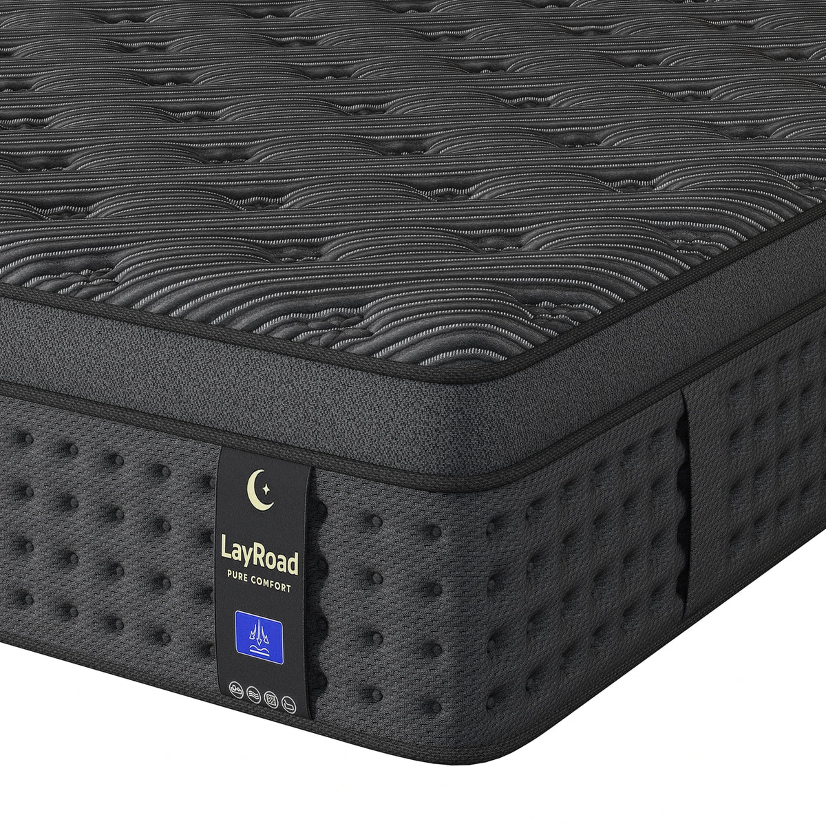 LayRoad Memory Foam Gel Foam Pocket Spring Boxed Mattress