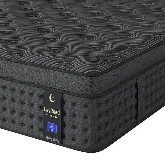 LayRoad Memory Foam Gel Foam Pocket Spring Boxed Mattress